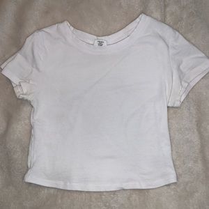 White baby tee